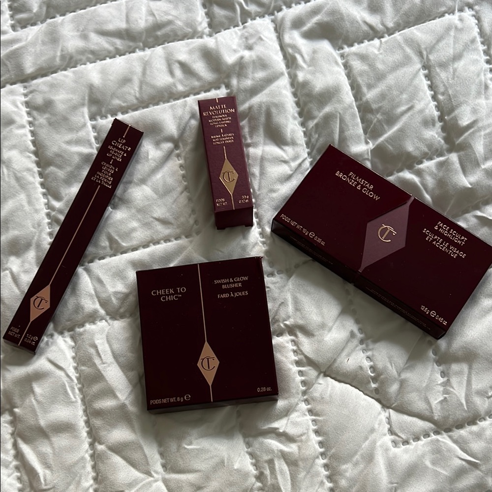 Charlotte Tilbury Beauty Collection in Deep Burgundy